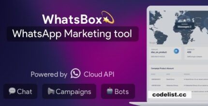 WhatsBox v3.6 - The WhatsApp Marketing - Bulk Sender, Chat, Bots, SaaS Free download