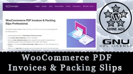 WooCommerce PDF Invoices & Packing Slips Professional Free Download v2.15.13 – Free Download